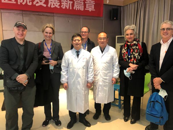 WHO-China joint study team at JinYinTan Hospital, Wuhan