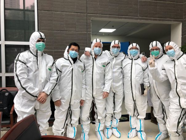 WHO team at the Animal CDC, Wuhan